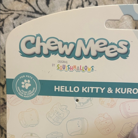 Kuromi Hello Kitty Chew Mees Squishmallow Squeaky Toy Plush Dog - Picture 3 of 4
